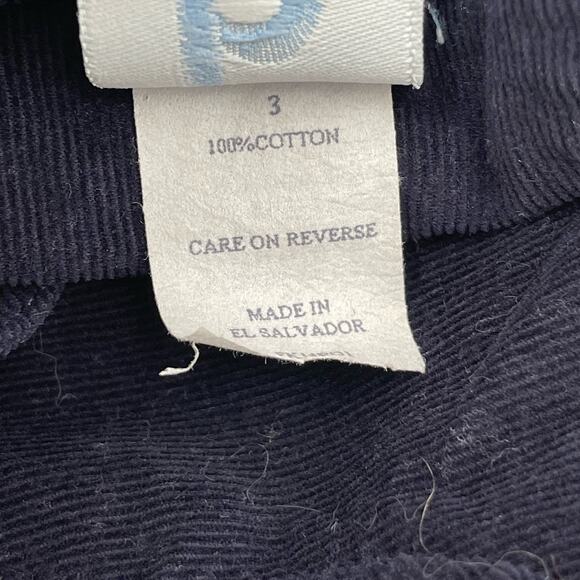 BELLA BLISS Dress Size 3 Boutique Corduroy Green Navy Toddler Girl Prep Holiday - Picture 11 of 12